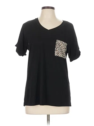 Pre-owned Miholl Short Sleeve T-shirt In Black