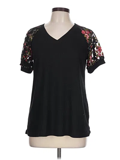 Pre-owned Miholl Short Sleeve T-shirt In Black