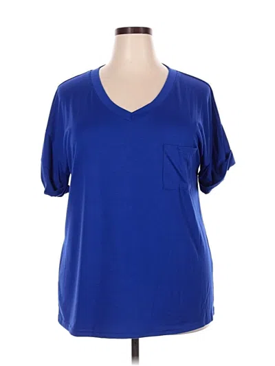 Pre-owned Miholl Short Sleeve T-shirt In Blue