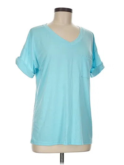 Pre-owned Miholl Short Sleeve T-shirt In Blue