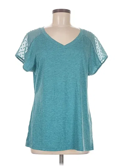 Pre-owned Miholl Short Sleeve T-shirt In Blue