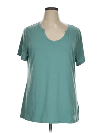 Pre-owned Miholl Short Sleeve T-shirt In Blue