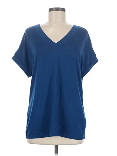 Pre-owned Miholl Short Sleeve T-shirt In Blue