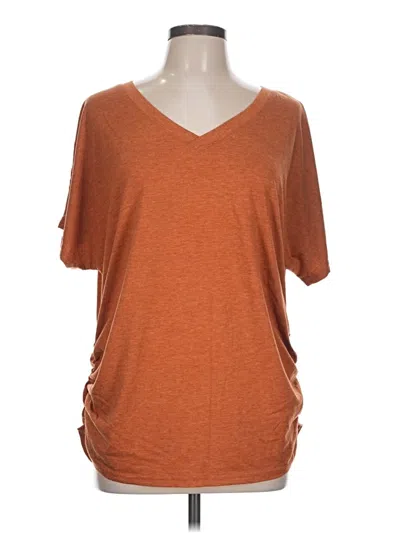 Pre-owned Miholl Short Sleeve T-shirt In Brown