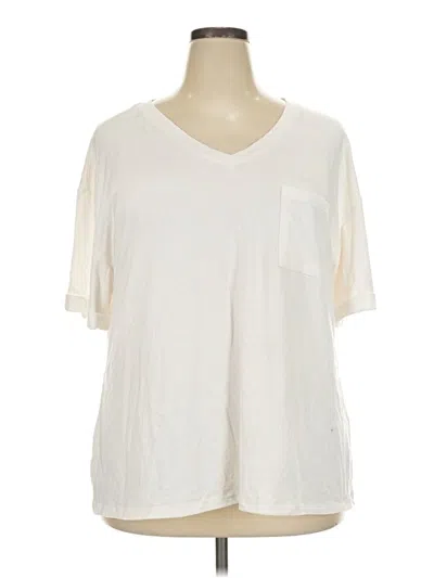 Pre-owned Miholl Short Sleeve T-shirt In Ivory