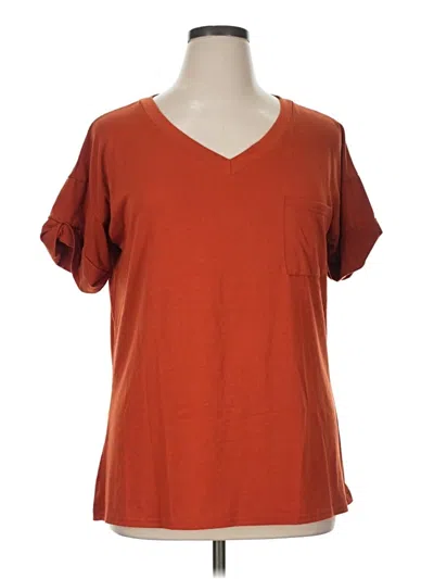 Pre-owned Miholl Short Sleeve T-shirt In Orange