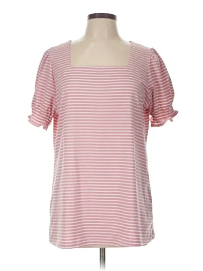 Pre-owned Miholl Short Sleeve T-shirt In Pink