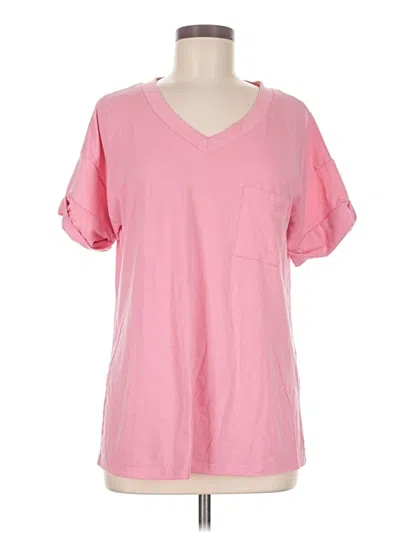 Pre-owned Miholl Short Sleeve T-shirt In Pink