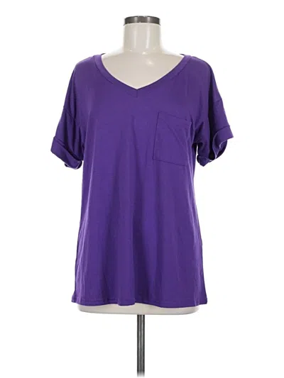 Pre-owned Miholl Short Sleeve T-shirt In Purple