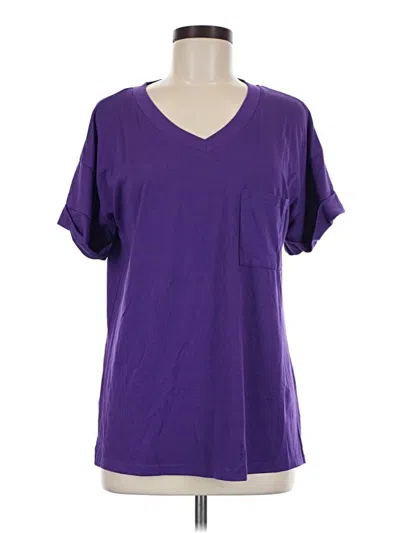 Pre-owned Miholl Short Sleeve T-shirt In Purple