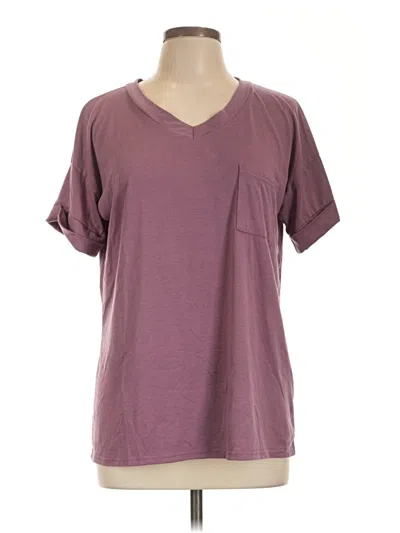 Pre-owned Miholl Short Sleeve T-shirt In Purple