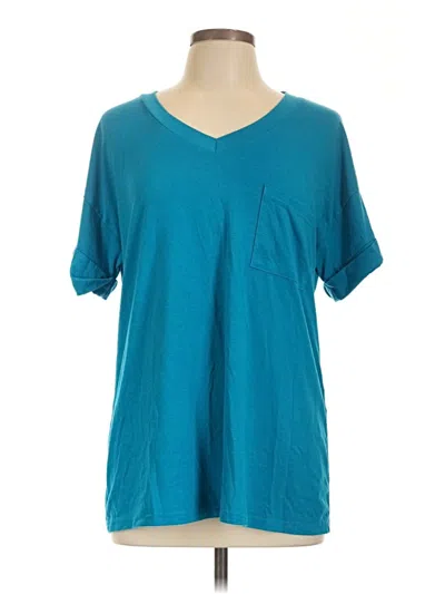 Pre-owned Miholl Short Sleeve T-shirt In Teal