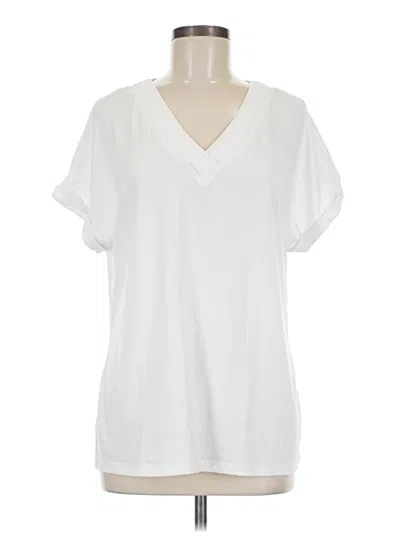 Pre-owned Miholl Short Sleeve T-shirt In White