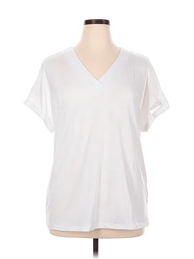 Pre-owned Miholl Short Sleeve T-shirt In White