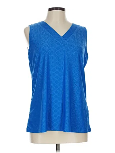 Pre-owned Miholl Sleeveless Blouse In Blue