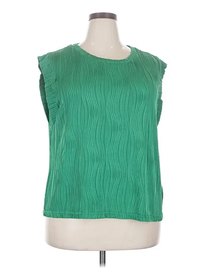 Pre-owned Miholl Sleeveless Blouse In Green