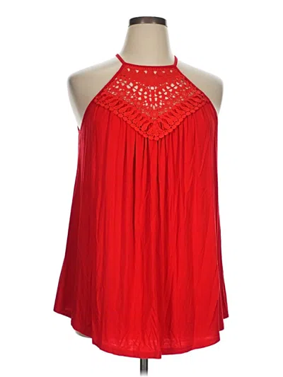 Pre-owned Miholl Sleeveless Blouse In Red