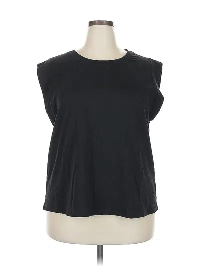 Pre-owned Miholl Sleeveless T-shirt In Black