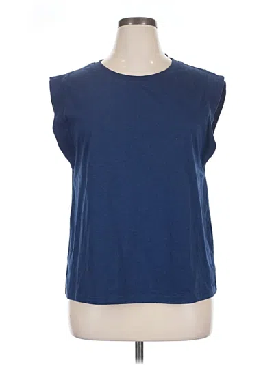 Pre-owned Miholl Sleeveless T-shirt In Blue