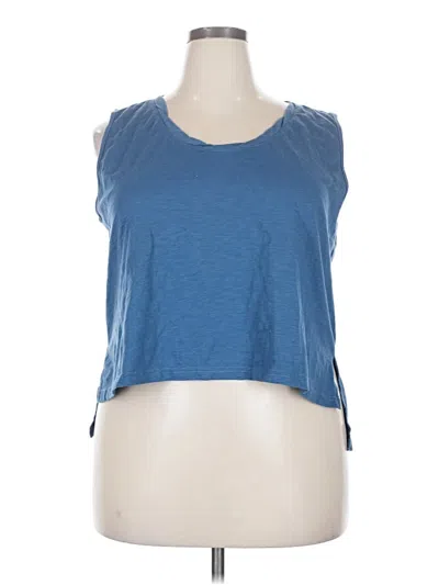Pre-owned Miholl Sleeveless T-shirt In Blue