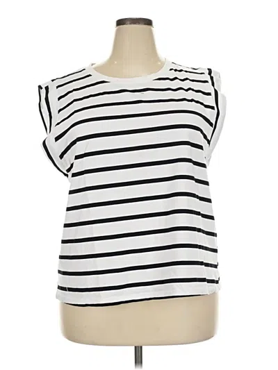 Pre-owned Miholl Sleeveless T-shirt In Ivory