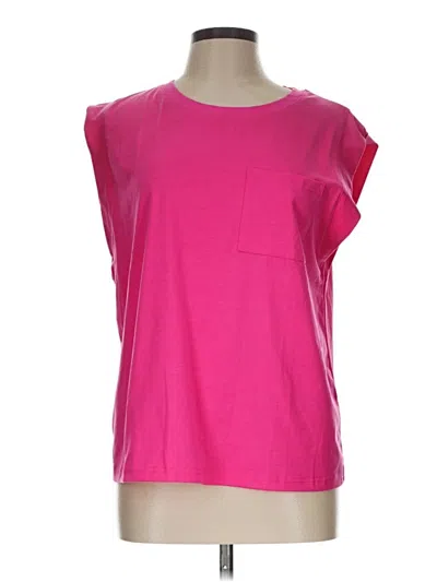 Pre-owned Miholl Sleeveless T-shirt In Pink