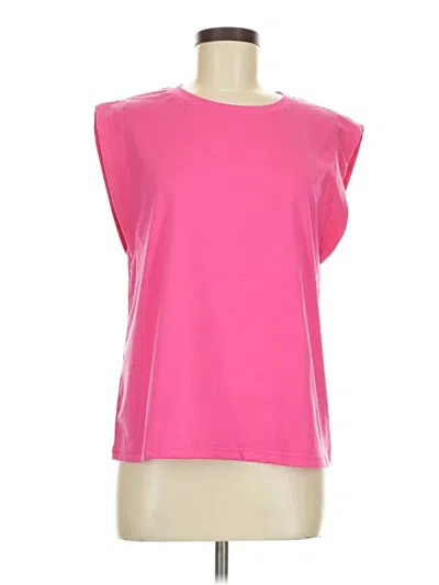 Pre-owned Miholl Sleeveless T-shirt In Pink