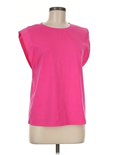 Pre-owned Miholl Sleeveless T-shirt In Pink