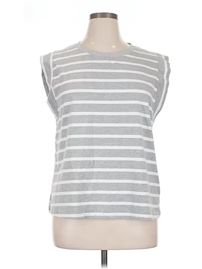 Pre-owned Miholl Sleeveless T-shirt In Silver