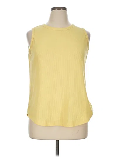 Pre-owned Miholl Sleeveless T-shirt In Yellow