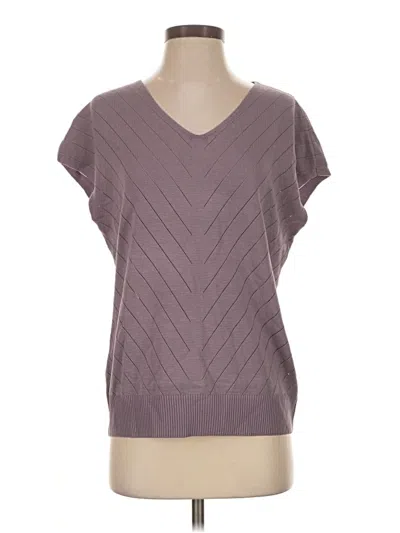 Pre-owned Miholl Sweater Vest In Purple