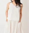 Mii Collection Lola Top In White In White
