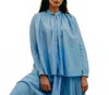 Mii Collection Nathalie Blouse In Myosotis In Blue