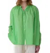 Mii Collection Nathalie Shirt In Vert Anemone In Green