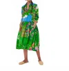 Mii Collection Santi Dress In Multi In Green