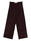 Mii Corduroy Straight-leg Trousers In Multi