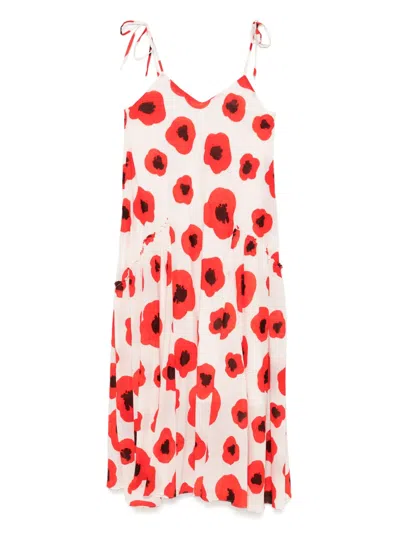 Mii Pina Maxi Dress In 白色