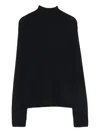 Mii Roll-neck Sweater In Black