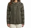 Miilla Cowl Neck Sweater In Brown In Brown