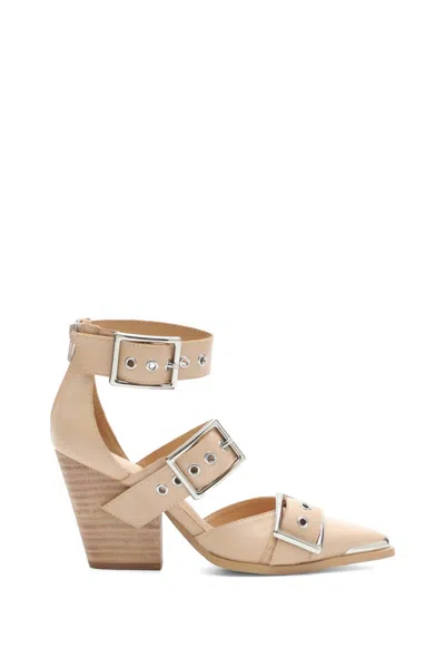 Miim Women's Hendrix Sandal In Beige In Animal Print