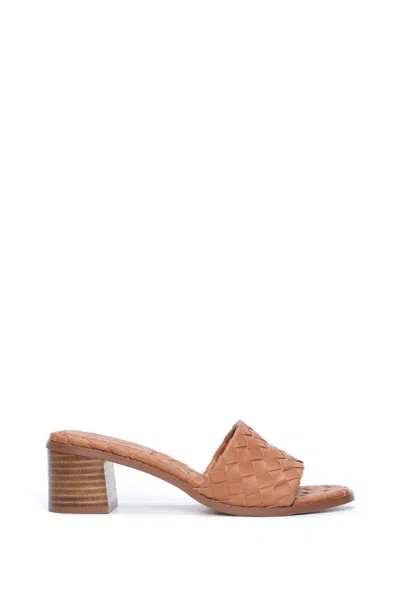 Miim Women's Riley Heel Sandals In Tan In Animal Print