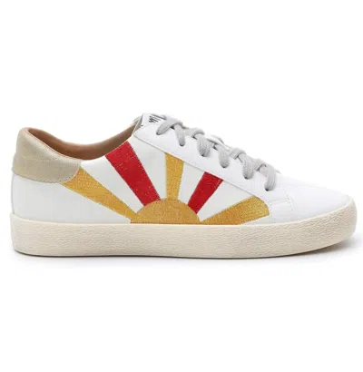 Miim Women's Sunny Sneakers In Embroidered Rays In Multi