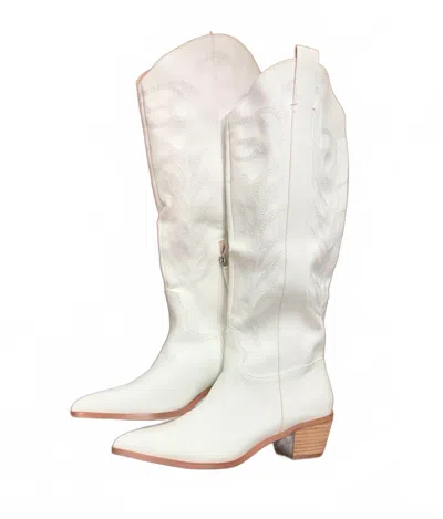 Miim Women's Tall Boots In White