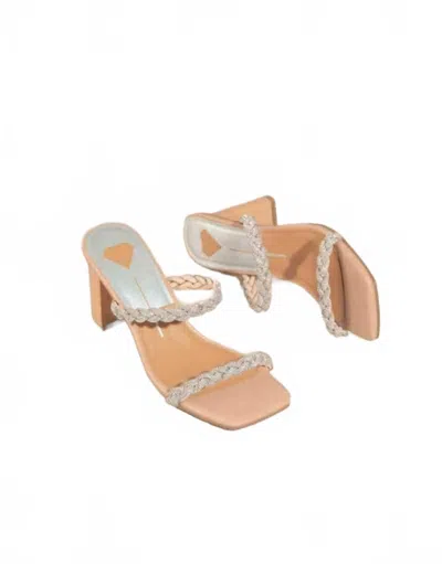 Miim Women's Tammy Sparkle Heel In Beige/silver In White