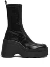 Miista 100mm Deandra Platform Ankle Boots In Black