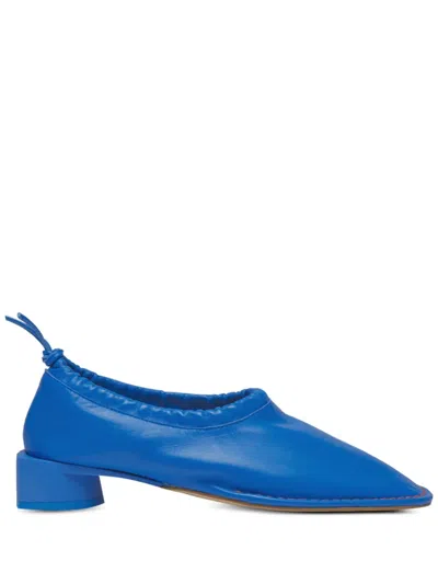 Miista 30mm Candace Leather Heeled Pumps In Blue