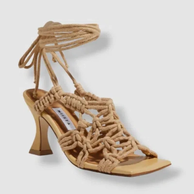 Pre-owned Miista $410  Women's Beige Stephanie Moroccan High Heel Shoe Size Size Us 7/eu 37