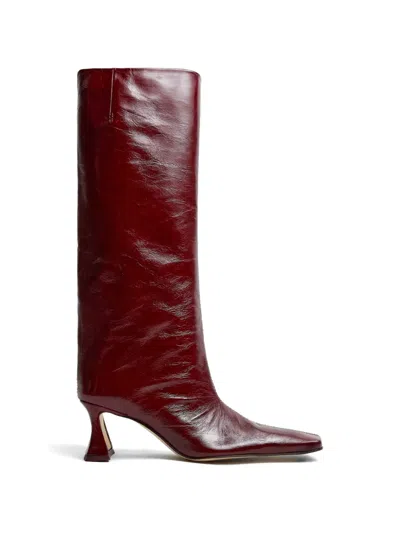 Miista 55mm Bluma Boots In Burgundy