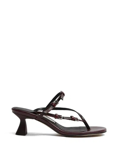 Miista 60mm Abisai Mules In Brown