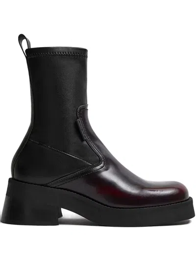 Miista 60mm Oliana Zip-up Ankle Boots In Black